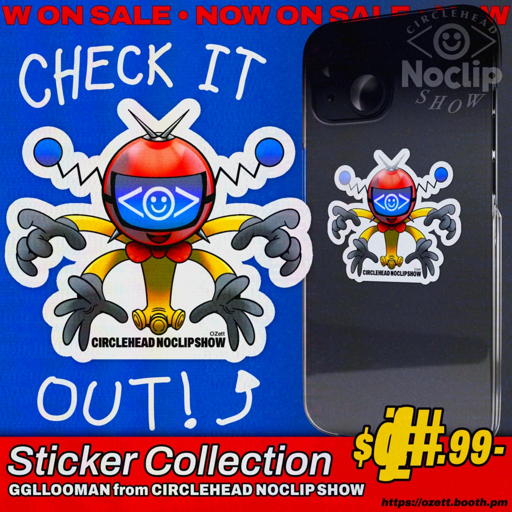 GGLLOOMAN sticker collection