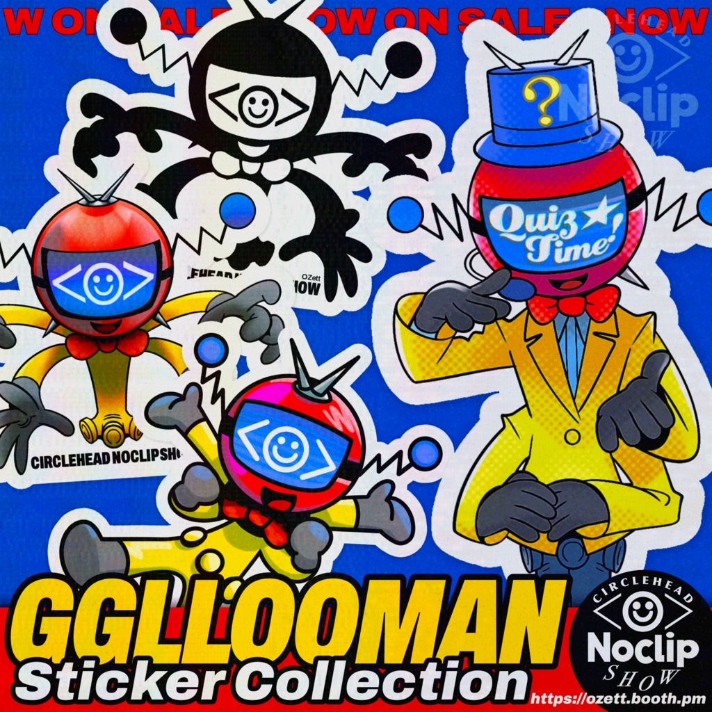 GGLLOOMAN sticker collection