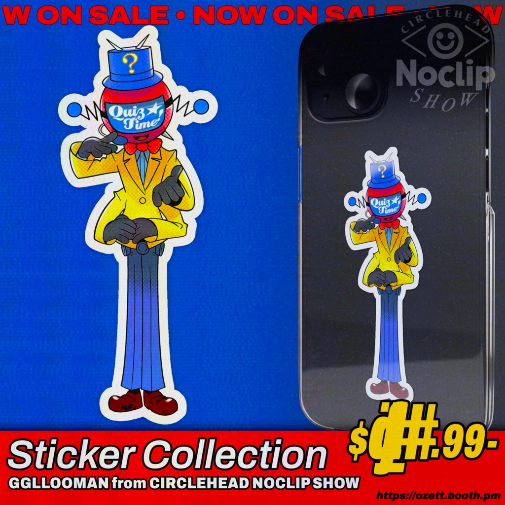 GGLLOOMAN sticker collection