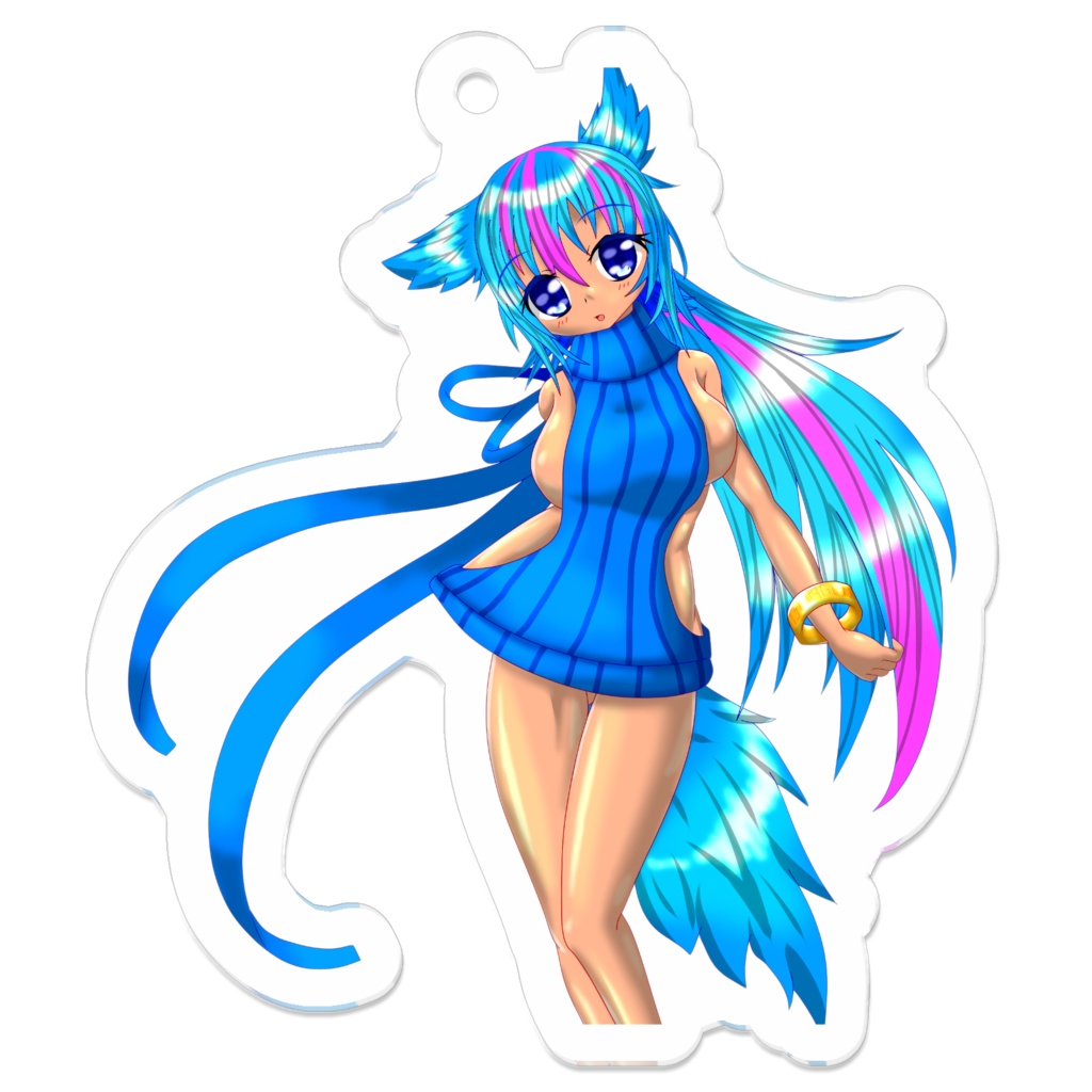 どらぐーんアクリルキーホルダー/セーター