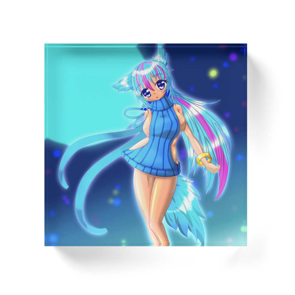 どらぐーんアクリルブロック/セーター2