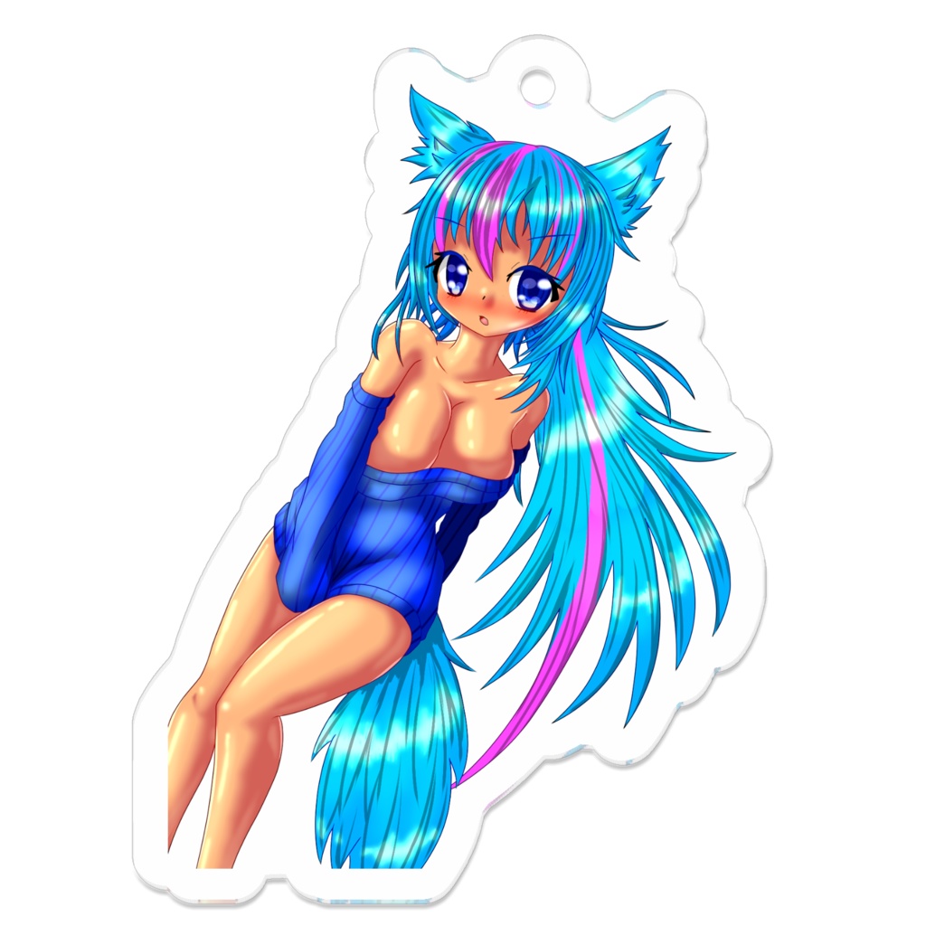 どらぐーんアクリルキーホルダー/セーター2