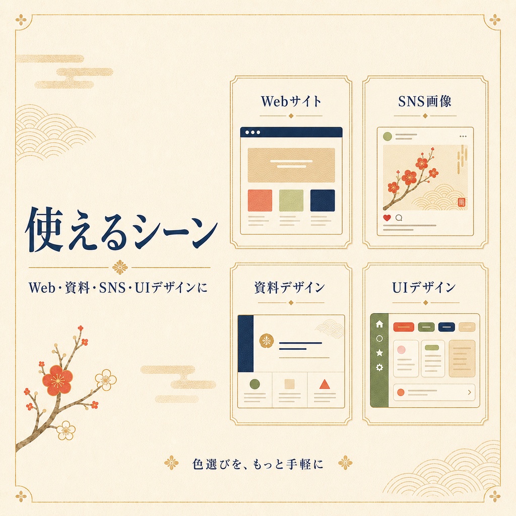 和色パレット100 - 制作に使えるカラーコード素材集