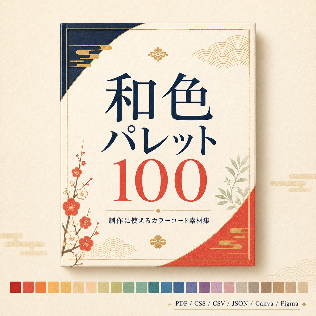 和色パレット100 - 制作に使えるカラーコード素材集