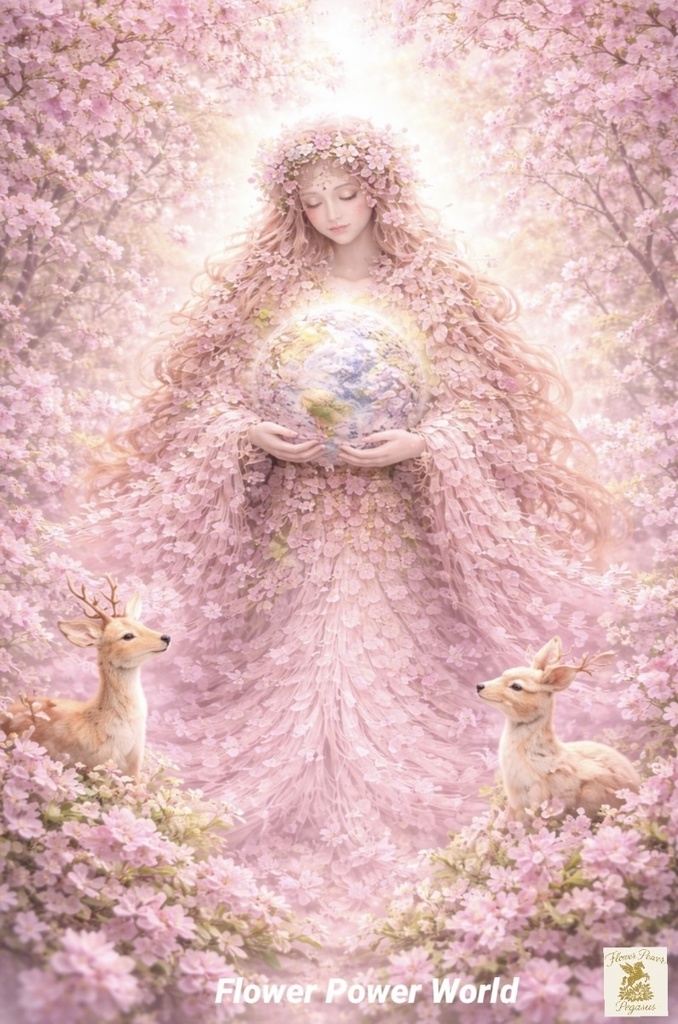 桜の満開|地球を抱く女神 すべてが満ちる瞬間