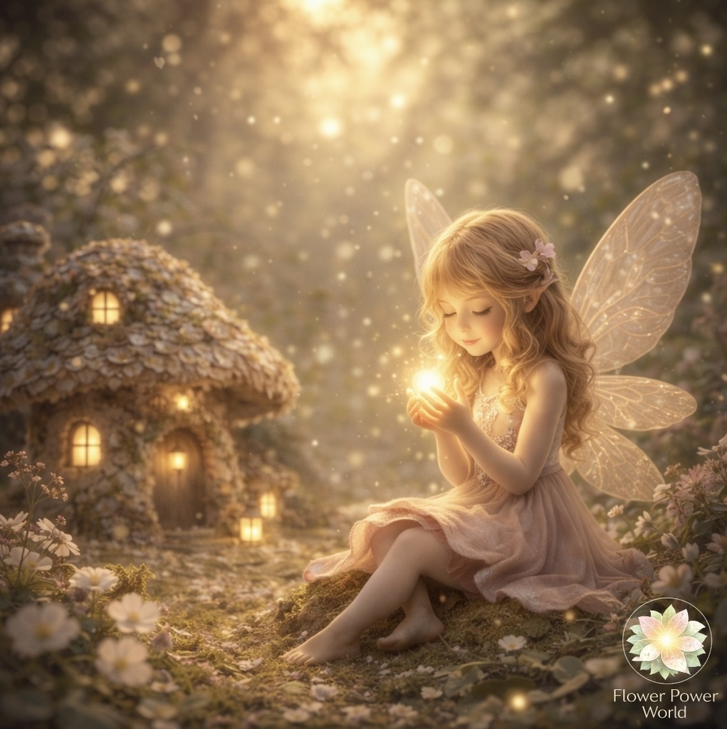 夜もそばにいる妖精|静かな眠りの守り手 Fairy by Your Side at Night — Guardian of Quiet Sleep