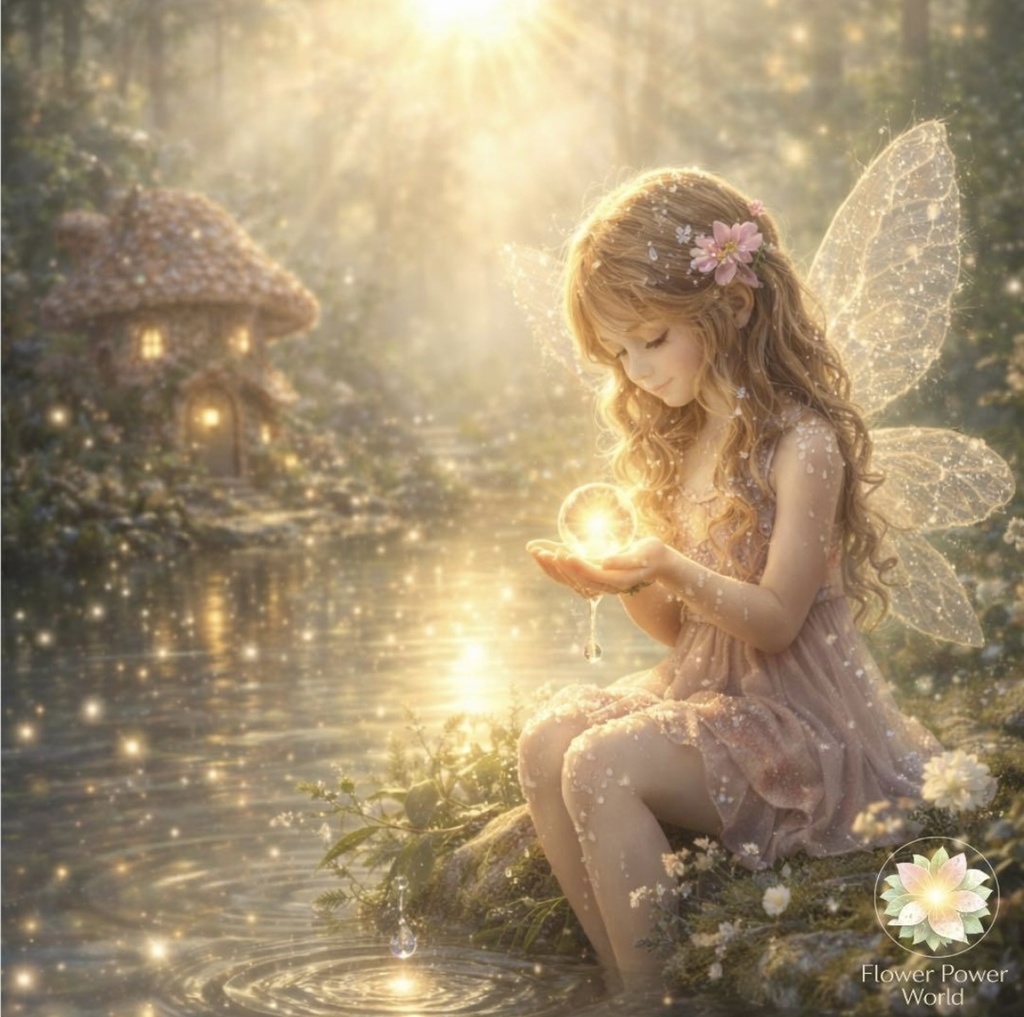 水辺の妖精｜光が揺れる静かな世界 Water Fairy | A Quiet World of Shimmering Light