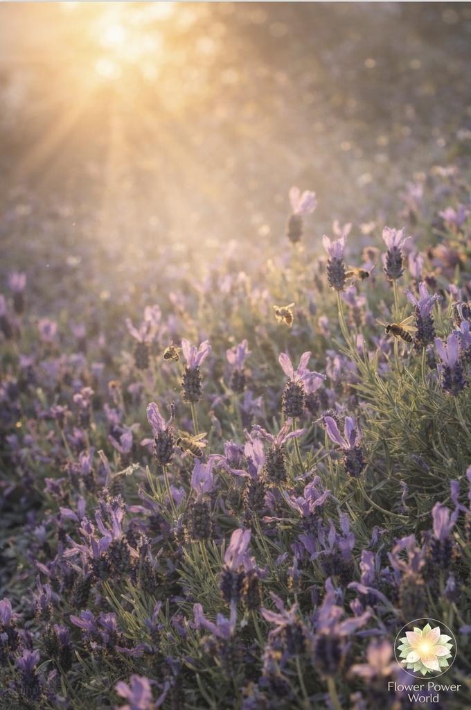 命が満ちる朝|ラベンダーと光の庭 Morning of Fulfillment | Lavender and Living Light