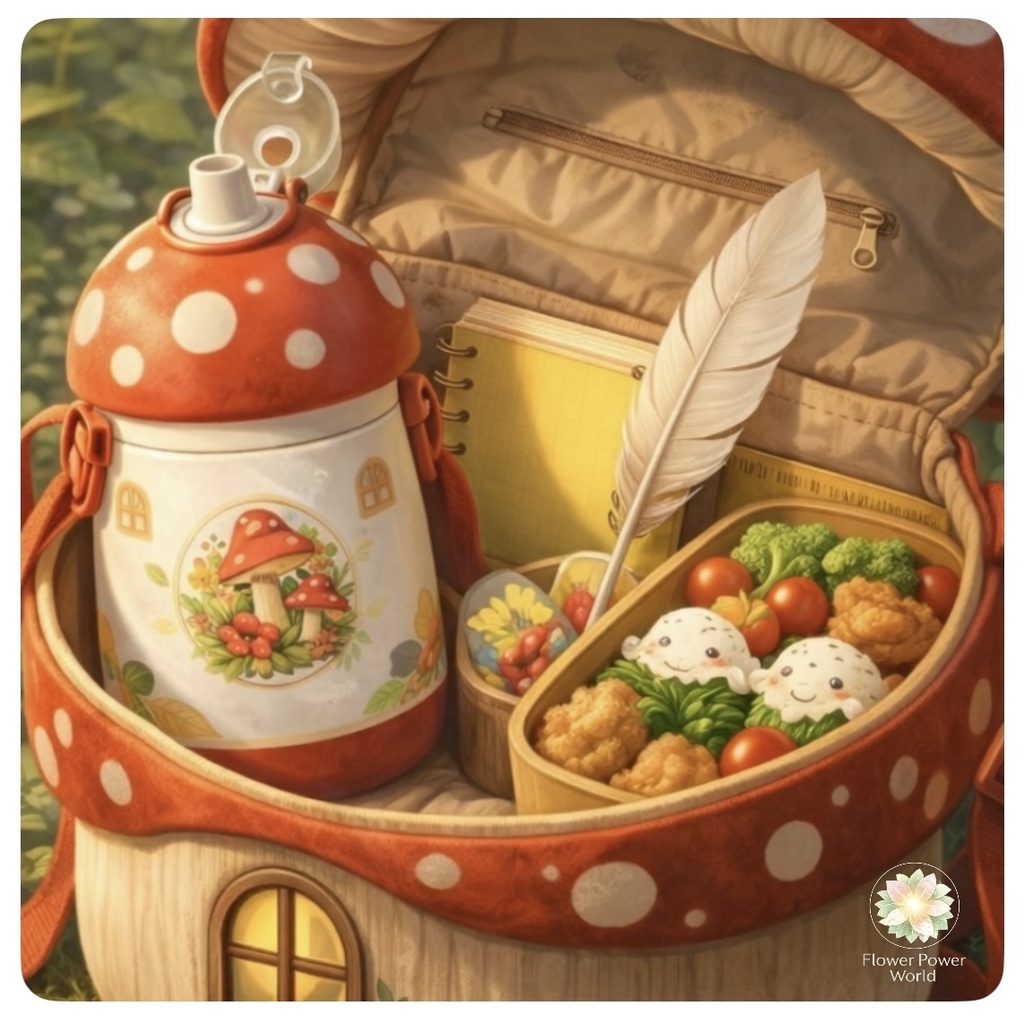出発の準備｜キノコバッグの中身 Preparation for the Journey | Inside the Mushroom Bag
