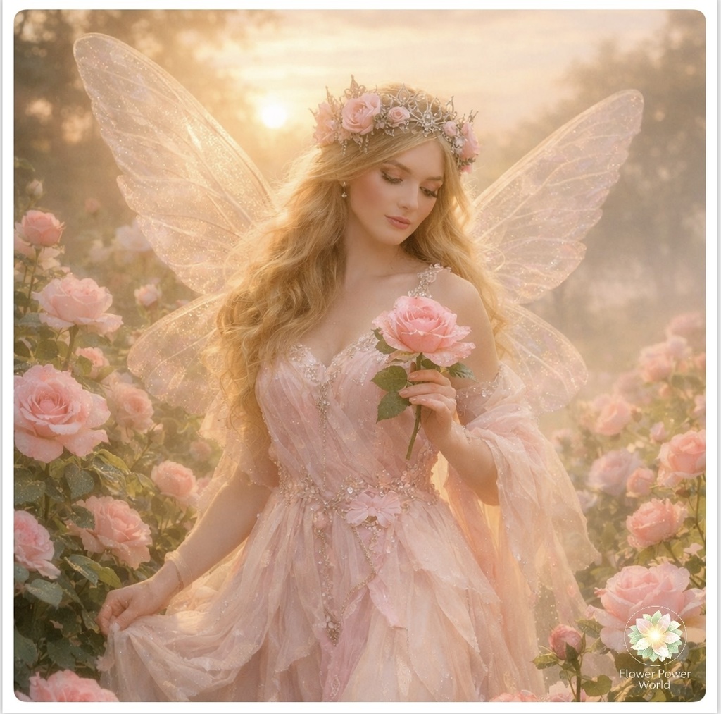 ローズの女神｜光に包まれる昼の祝福 Rose Goddess | Blessed by Daylight