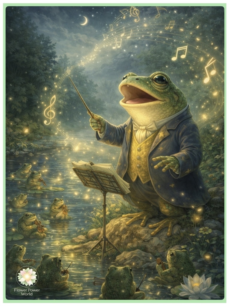 妖精学園｜かえる先生｜雨の日のやさしい授業 Fairy Academy | Frog Teacher | A Gentle Lesson in the Rain