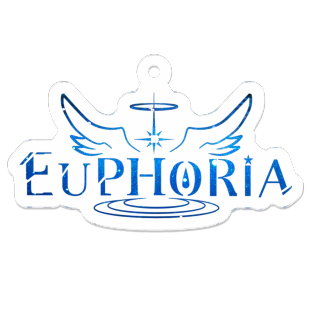 EUPHORIA ロゴアクリルキーホルダー(カラー/ホワイト)