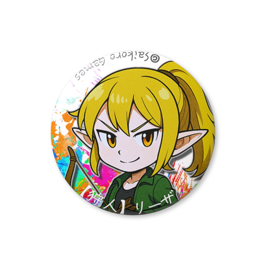 サイコロクエスト3 ロール缶バッジ 狩人