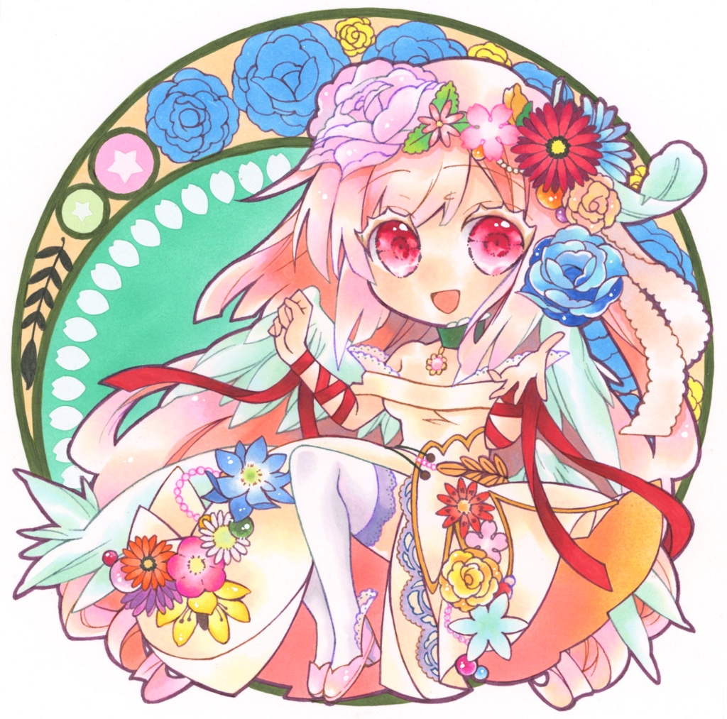 ステッカー【春の姫】