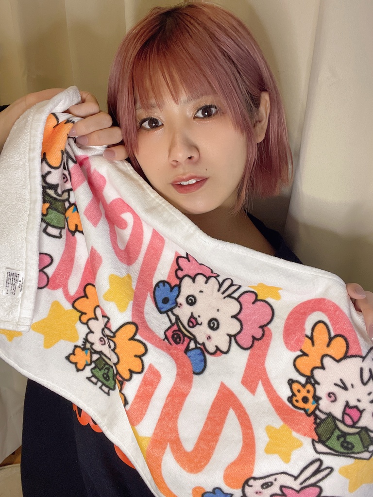 フェイスタオル/ポックルカッカル×Crayon Yuchiロゴ入り