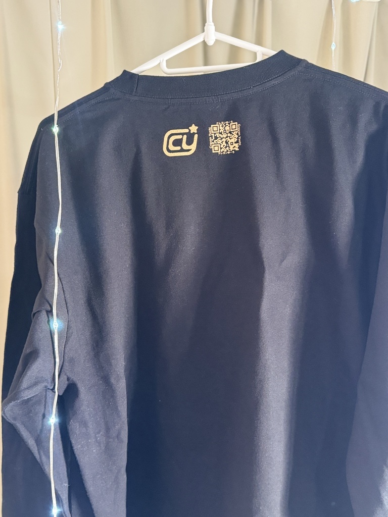 クレヨンゆーちロゴ入りロンT(黒)