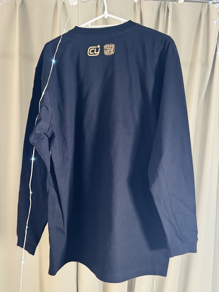 クレヨンゆーちロゴ入りロンT(黒)