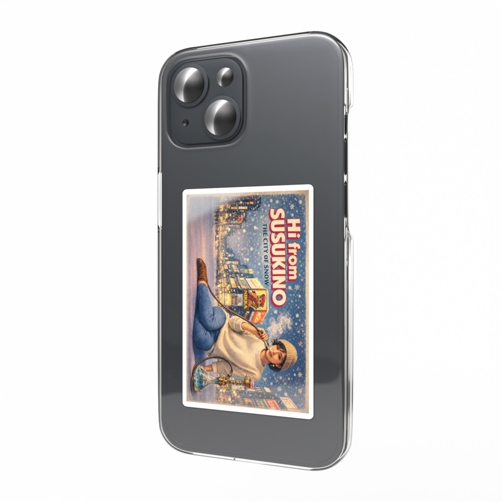 スマホステッカー「Hi from SUSUKINO」