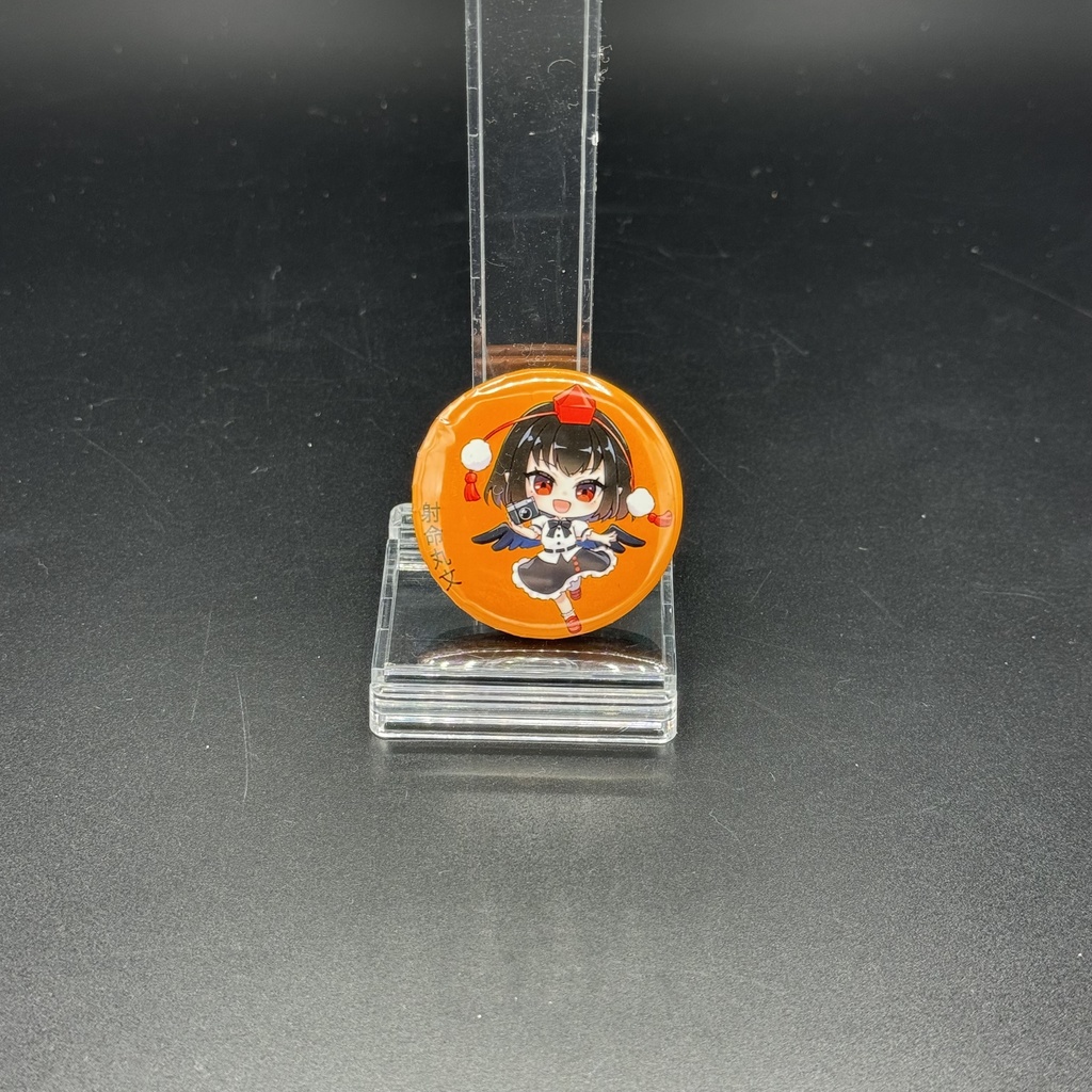 射命丸文 缶バッジ 44mm / 栓抜き付きストラップ