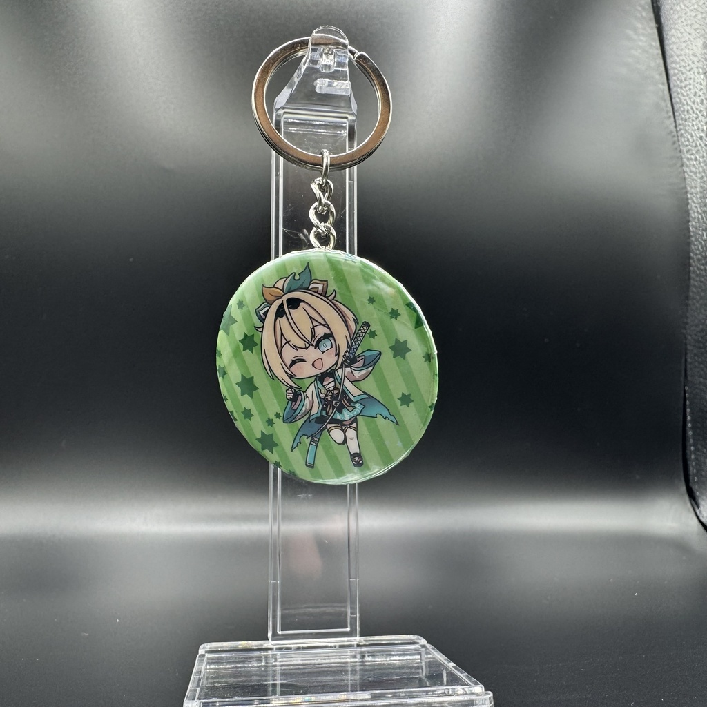 【非公式】風間いろは 栓抜き付き缶バッジストラップ