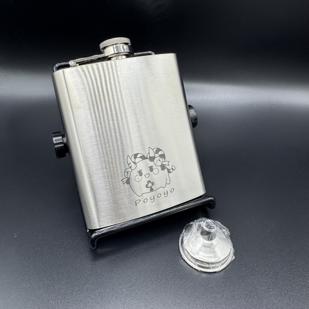 【非公式】ぽよ余 スキットル 180ml