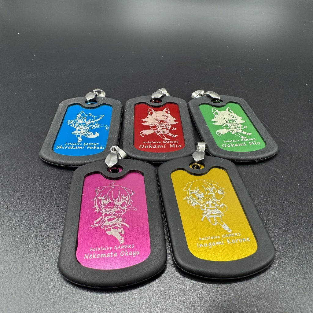 【非公式】hololive GAMERS ドックタグ -SG