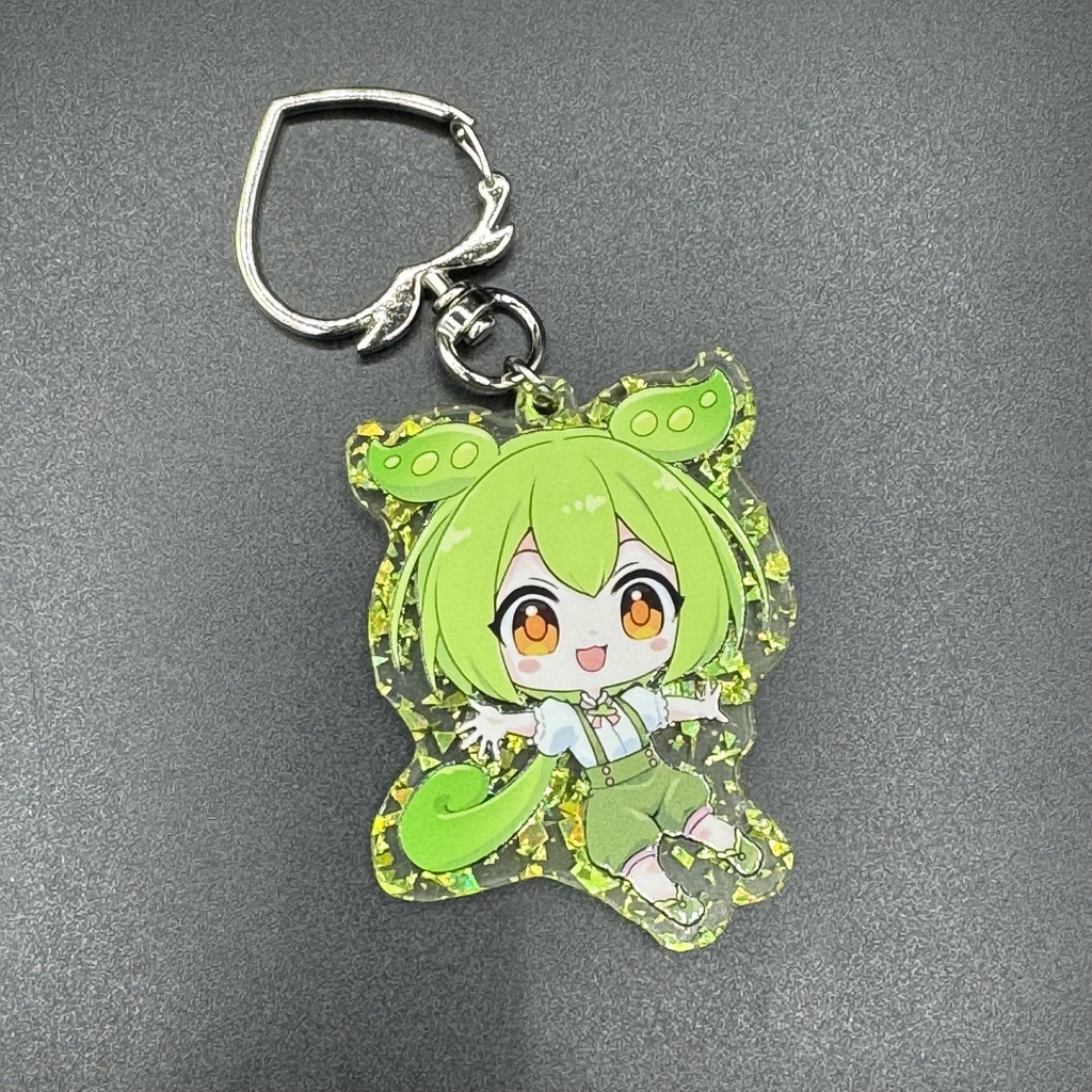 【二次創作】ずんだもん キラキラアクキー
