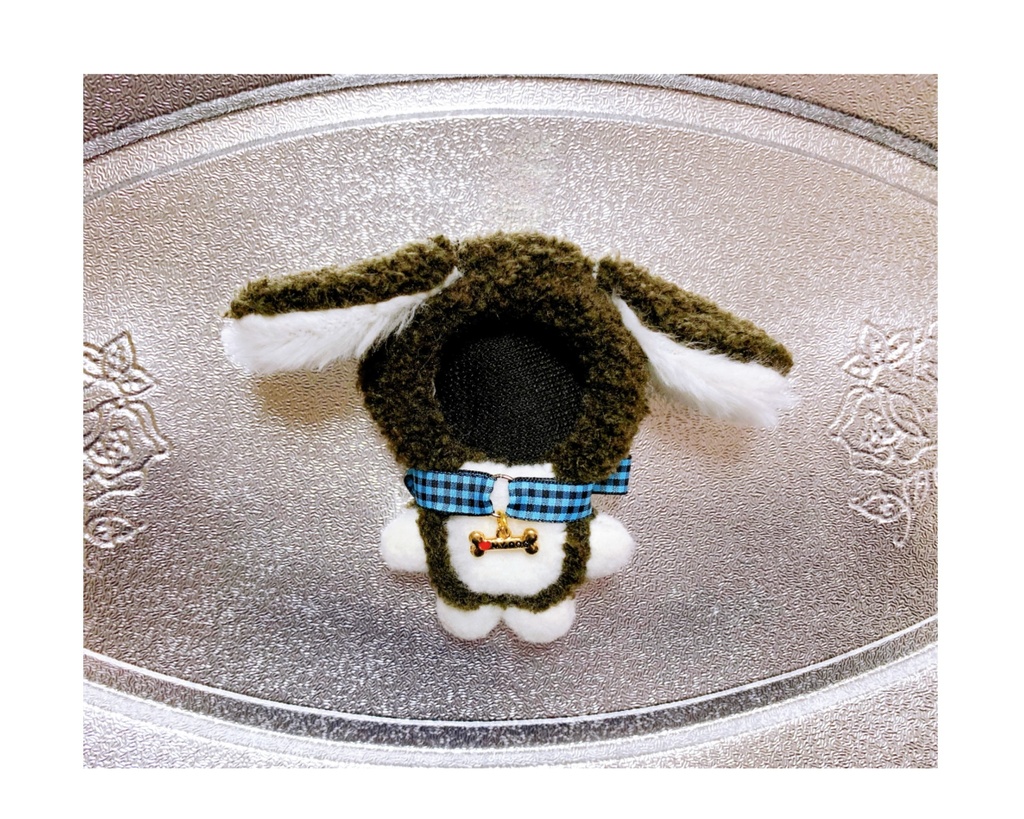 わんこ着ぐるみ(8cmぬいちゃん用) 垂れ耳