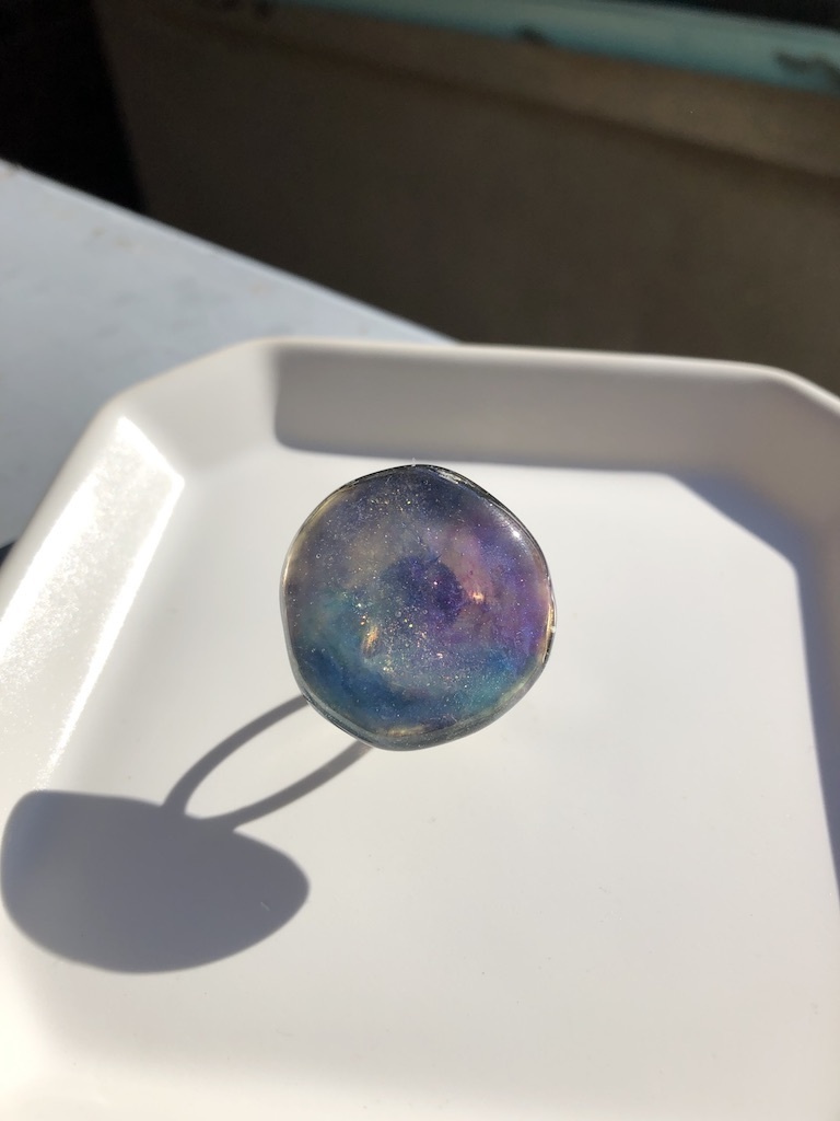 ちいさく切りとった宇宙(レジンリング)1