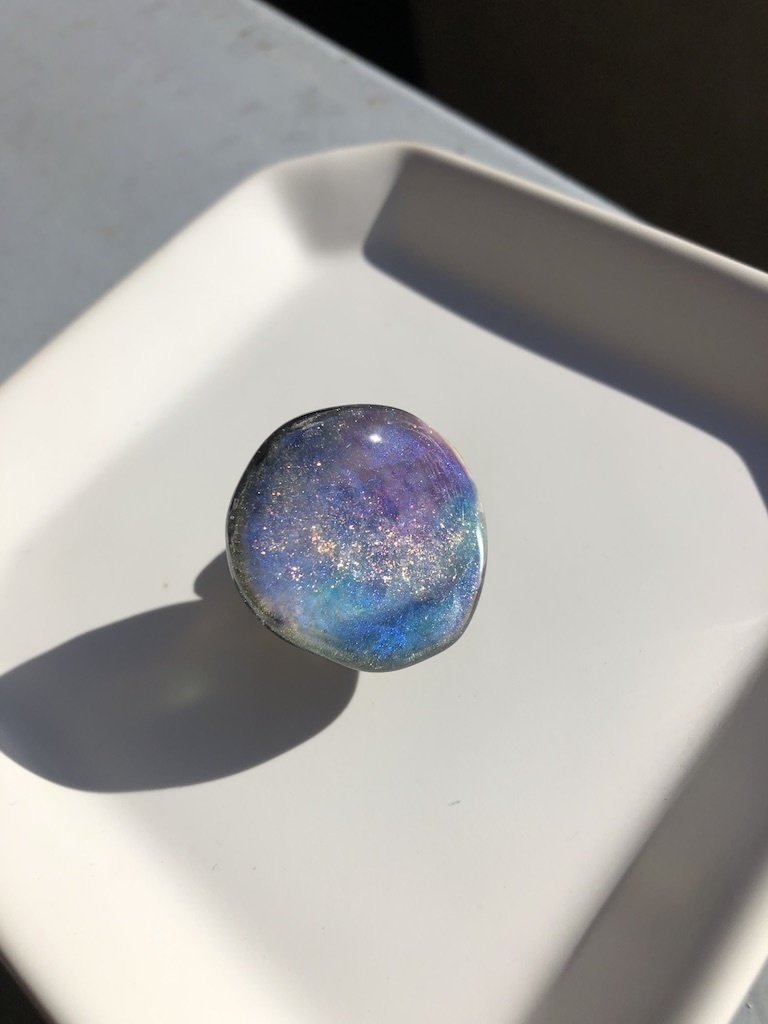 ちいさく切りとった宇宙(レジンリング)1