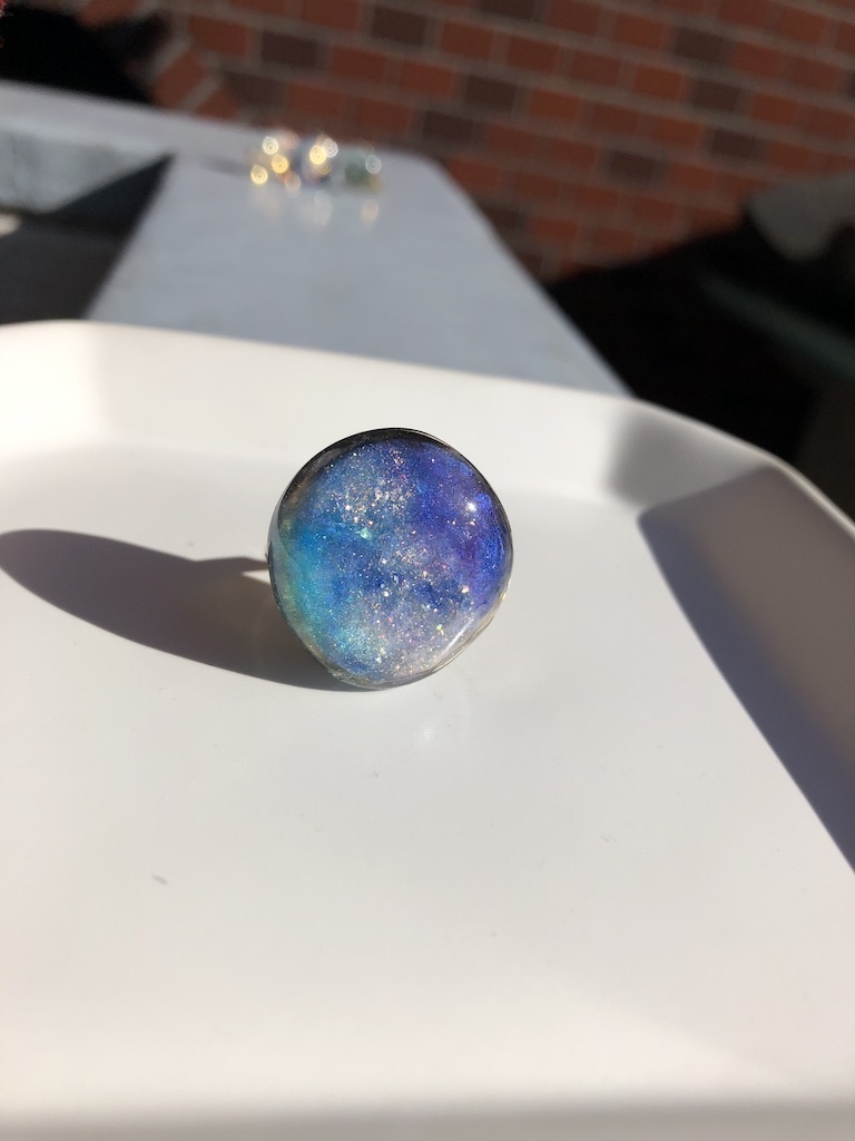 小さく切りとった宇宙(レジンリング)2