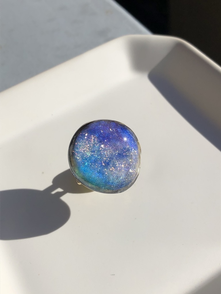 小さく切りとった宇宙(レジンリング)2