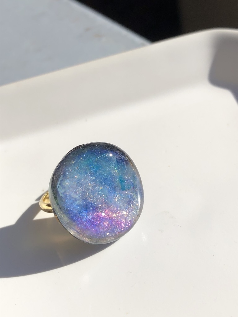 小さく切りとった宇宙(レジンリング)3