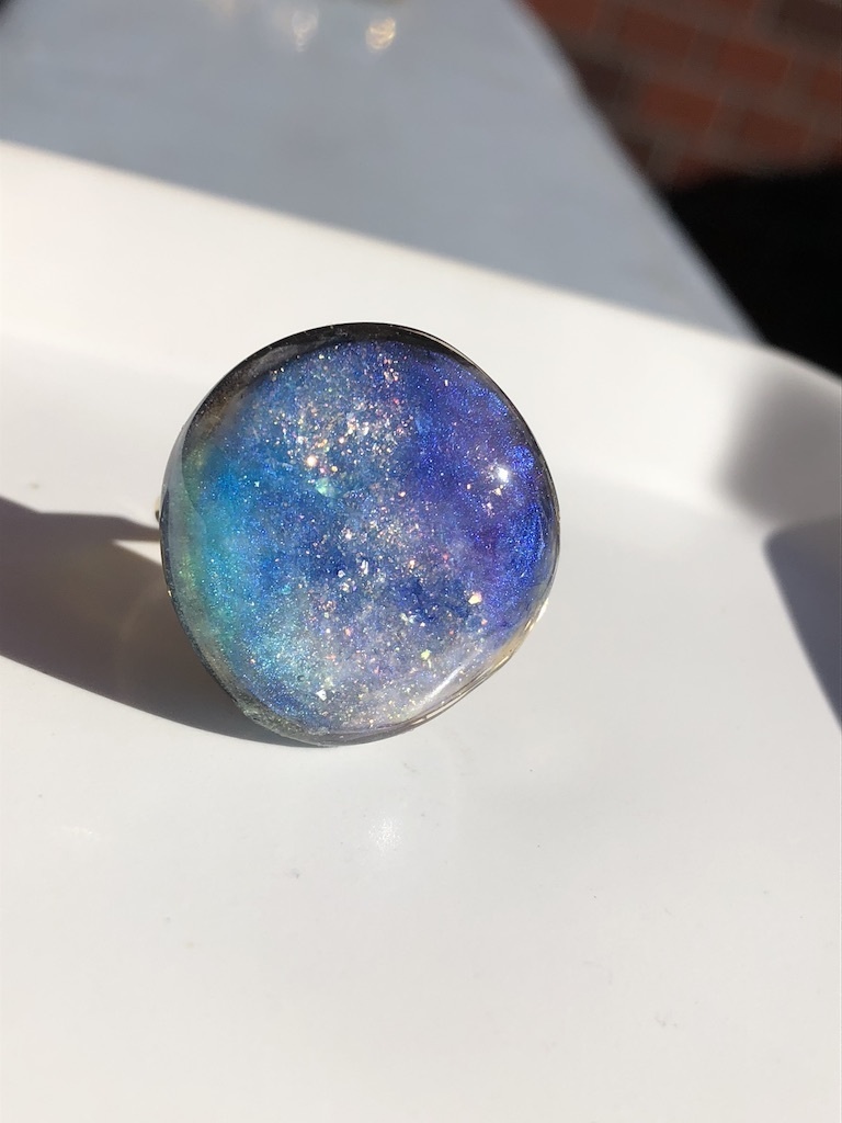 小さく切りとった宇宙(レジンリング)3