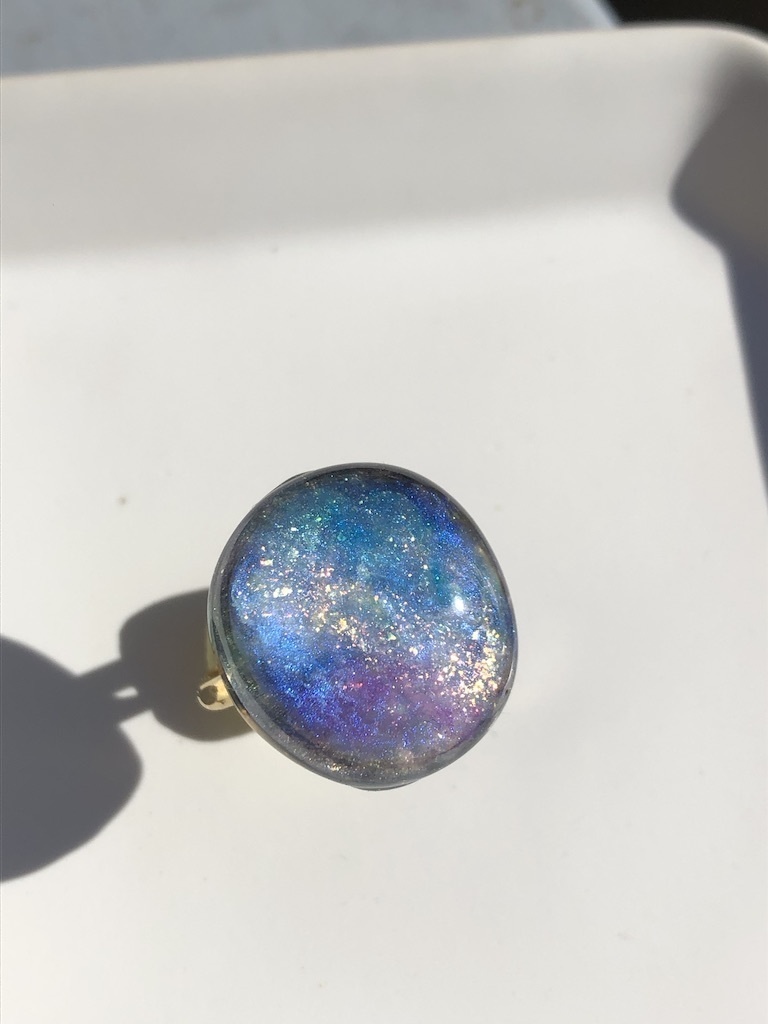 小さく切りとった宇宙(レジンリング)3