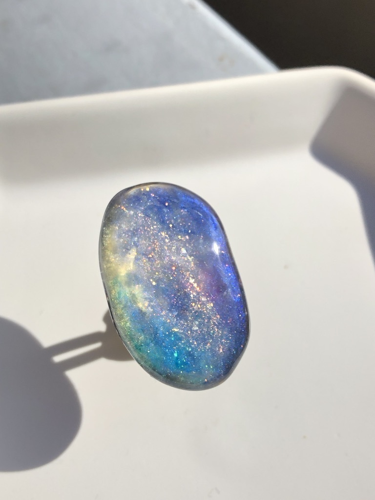 小さく切りとった宇宙（レジンリング）４