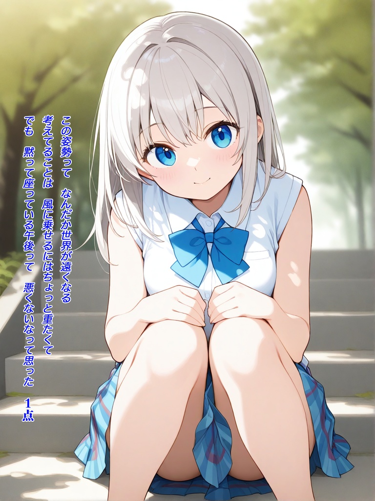 日刊ビジュアル詩集#012:静けさの中に、青がひとつ咲いていた