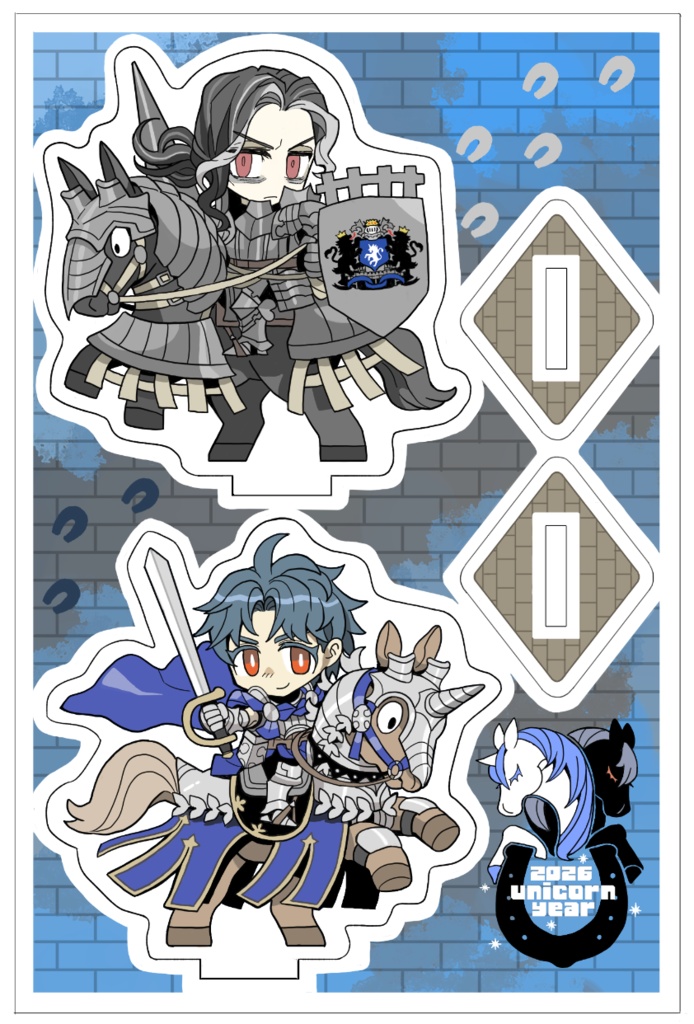 アレルノ騎馬アクスタ（非公式グッズ）