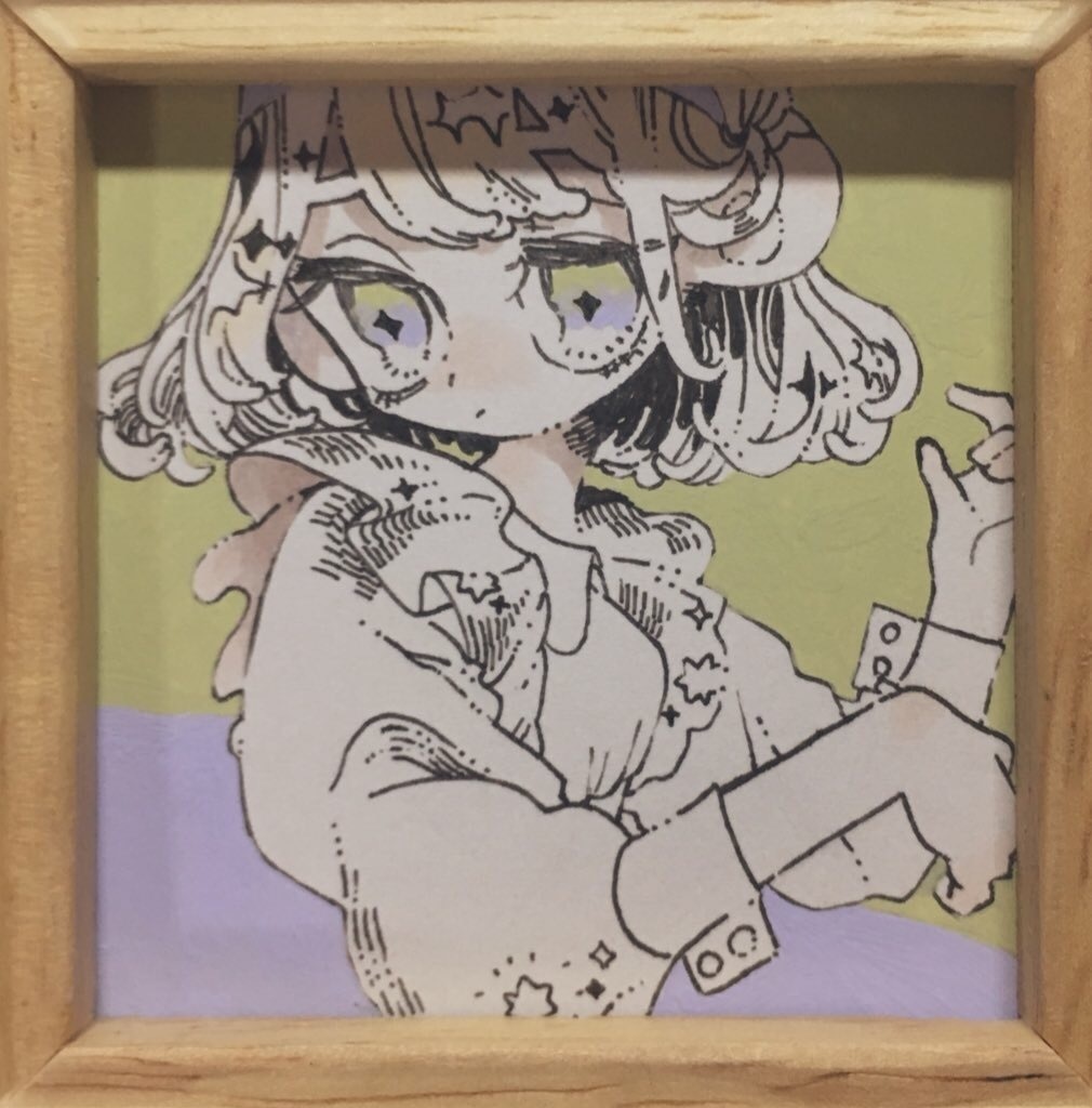 ミニ原画(約7.5cm×7.5cm)