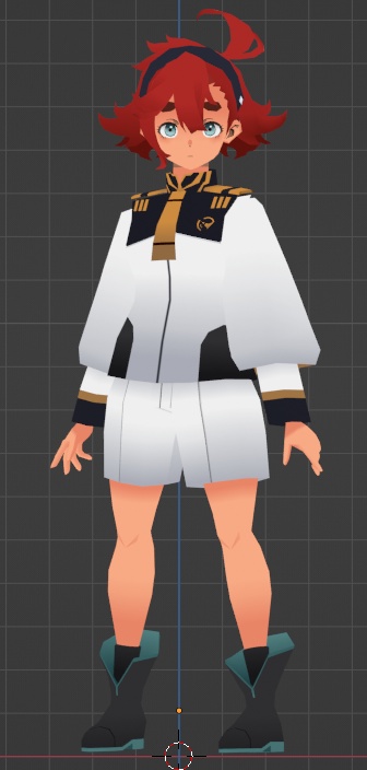 suletta (.fbx .blend)