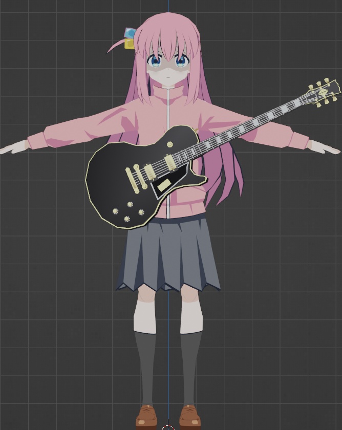 Hitori Gotou (.fbx / .blend)