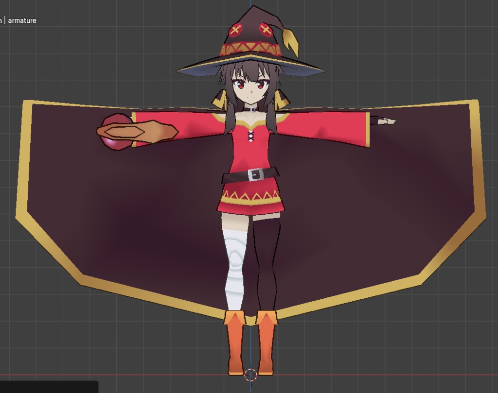 megumin .blend .fbx