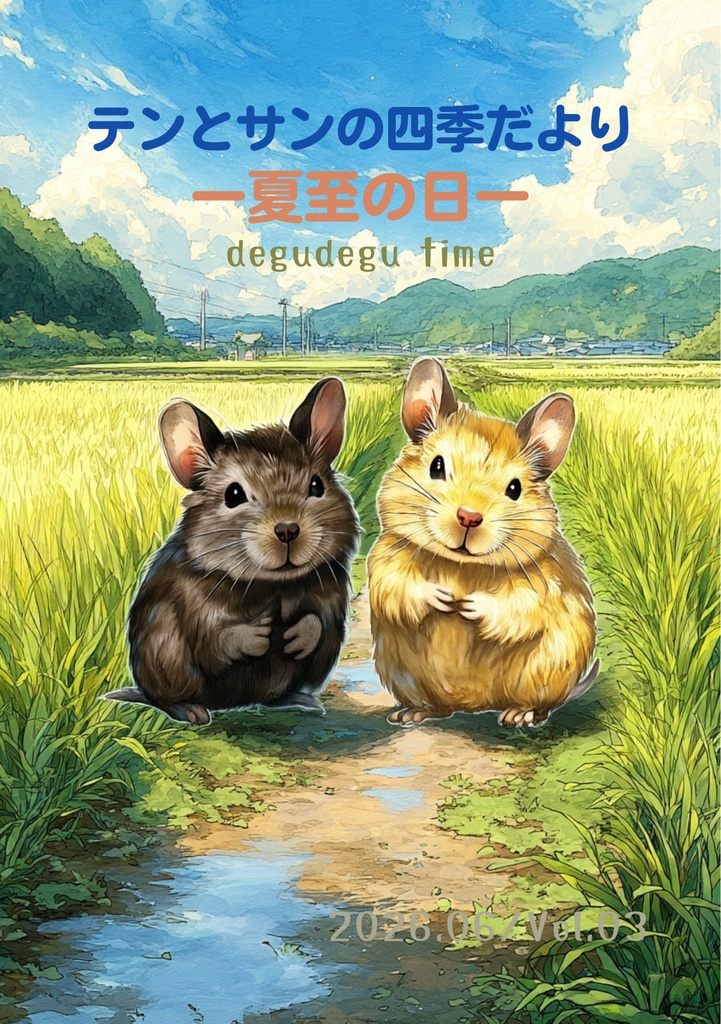 テンとサンの四季だより|夏至の日(電子版PDF)