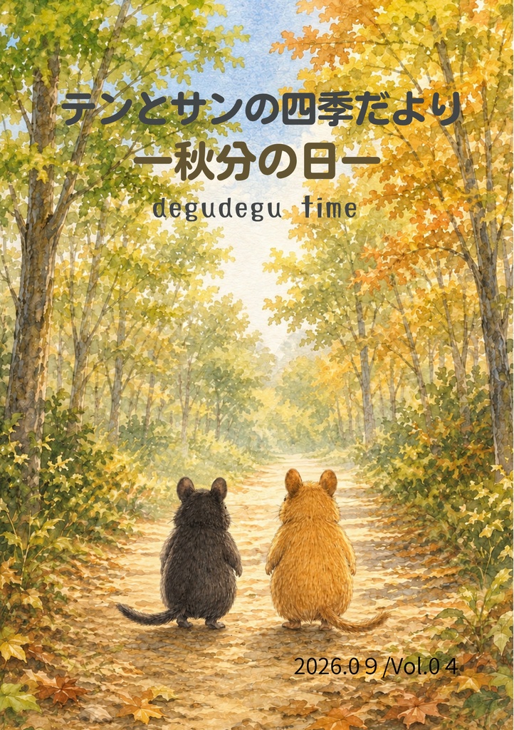 テンとサンの四季だより｜秋分の日（電子版PDF)