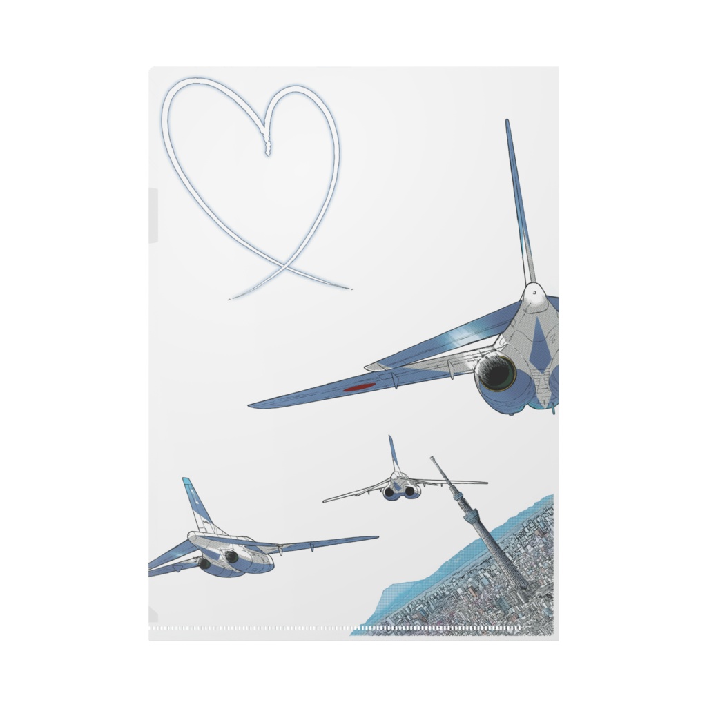 ブルーインパルス A4クリアファイル