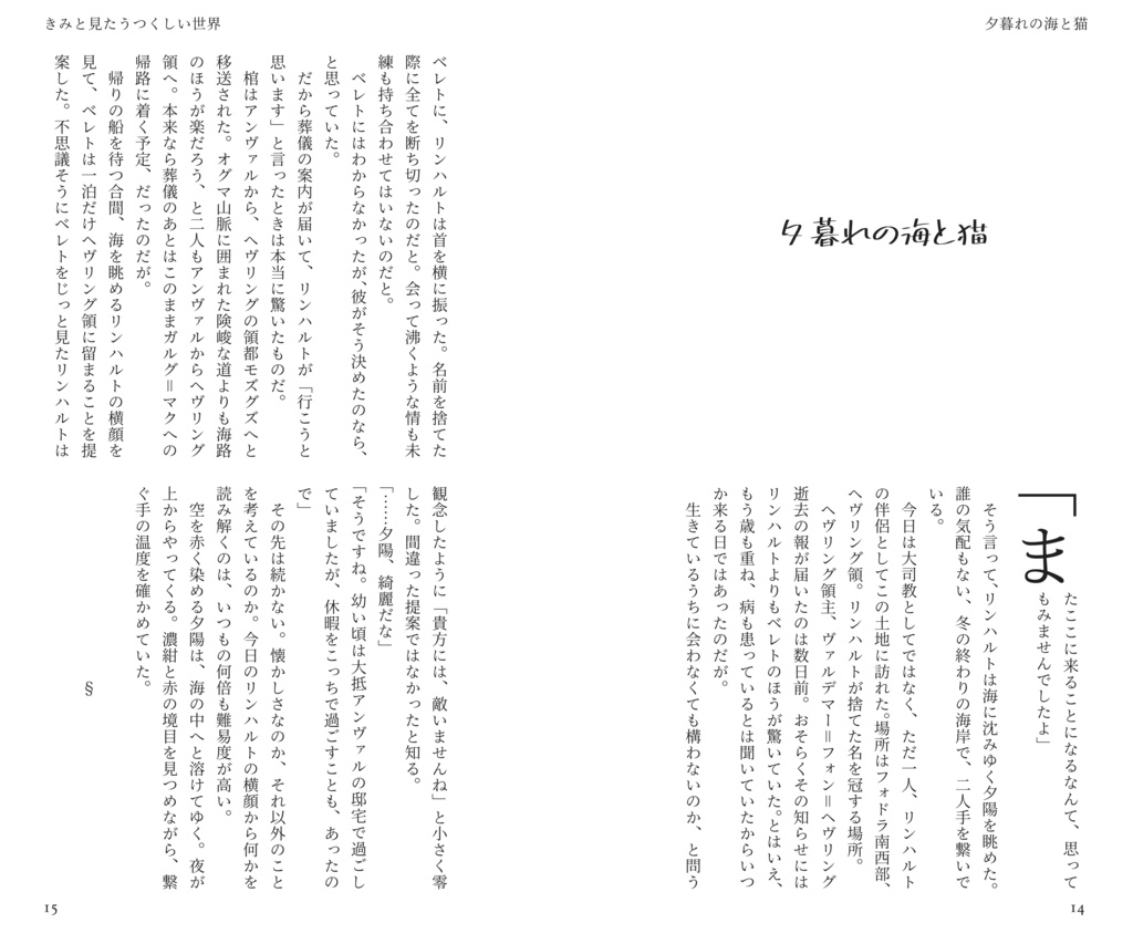 きみと見たうつくしい世界