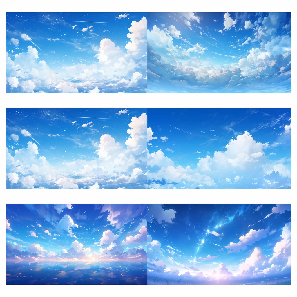 【商用利用可】綺麗な青空 - イラスト素材集