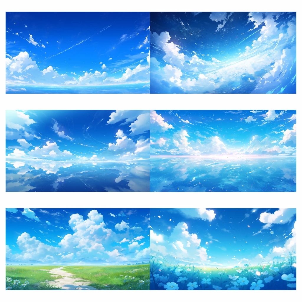【商用利用可】綺麗な青空 - イラスト素材集