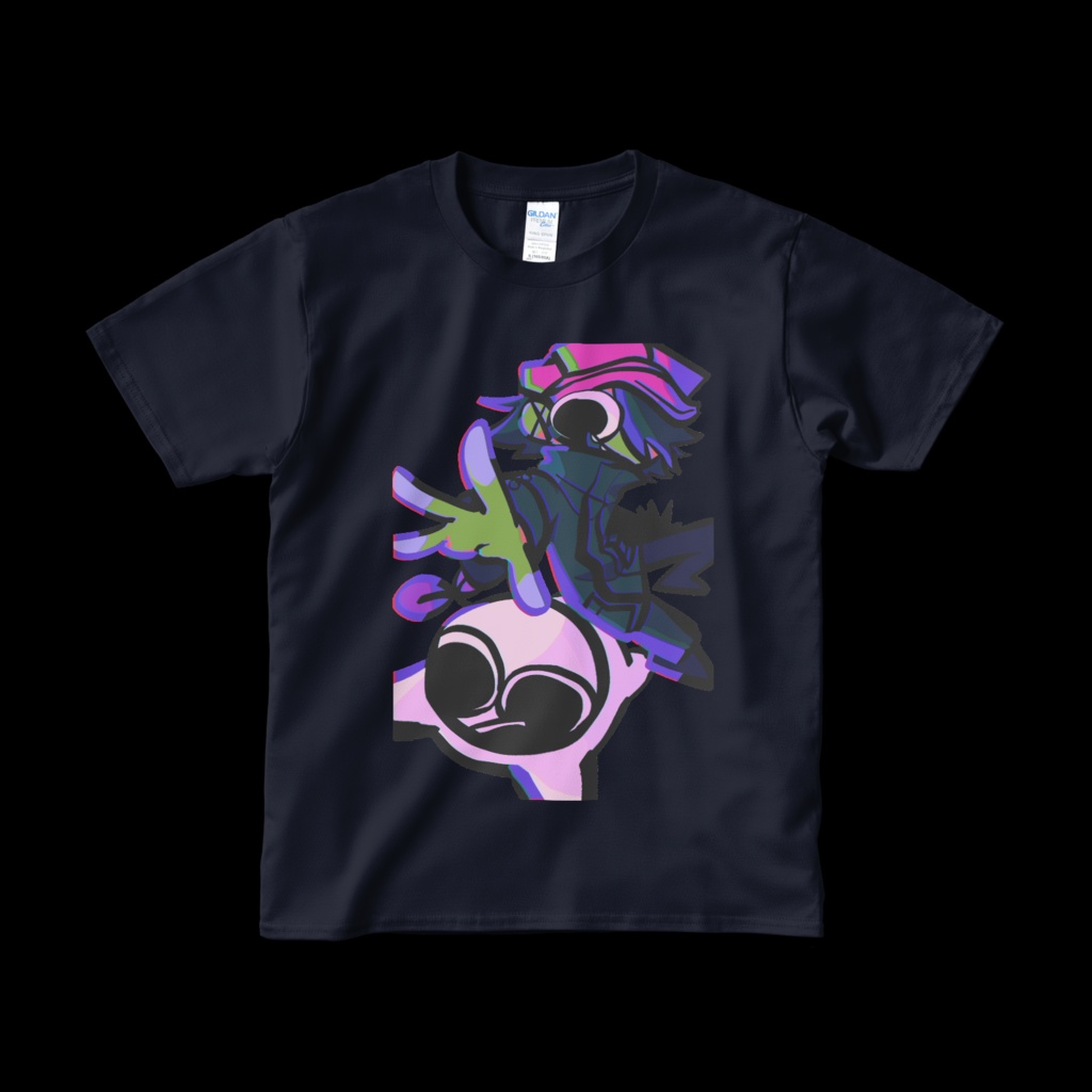 Hallcudy・クソルディTシャツ(ネイビー)