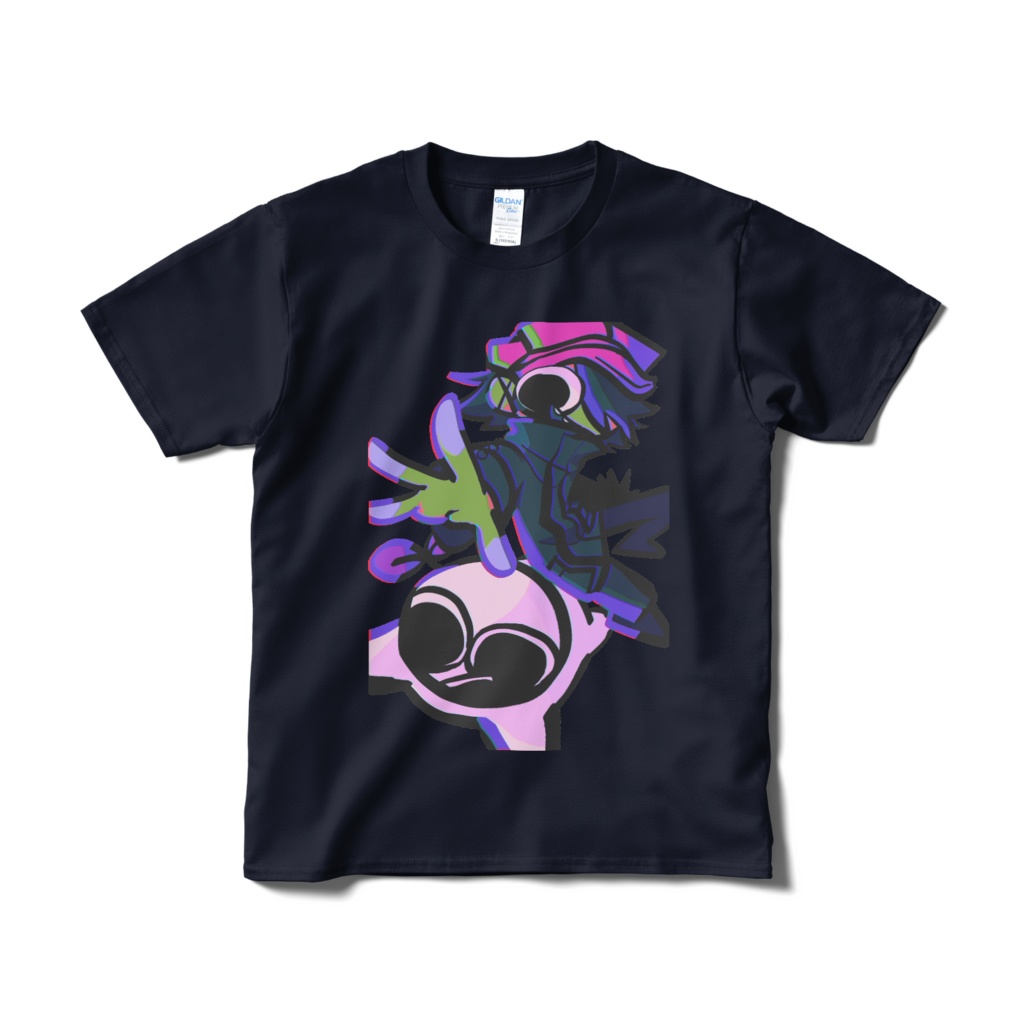 Hallcudy・クソルディTシャツ(ネイビー)